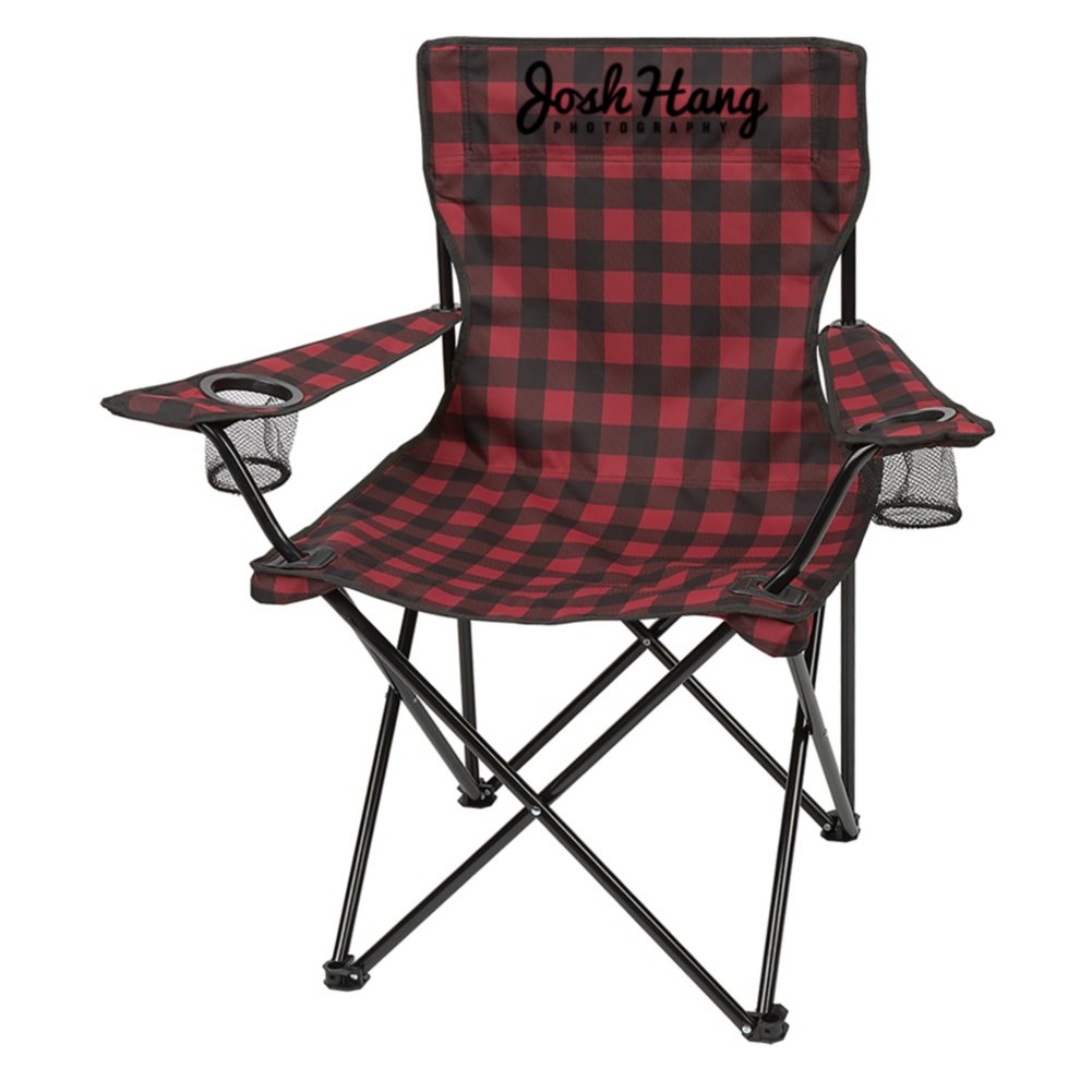 Add Your Logo:  Into The Woods Folding Camp Chair